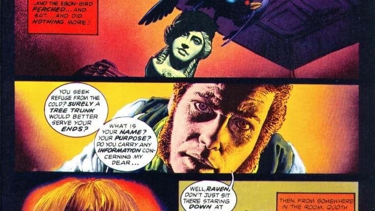 Le Corbeau d'Edgar Allan Poe, par Richard Corben