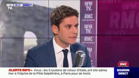Coronavirus: "Le système français de santé est l'un des meilleurs au monde" selon Gabriel Attal sur RMC 