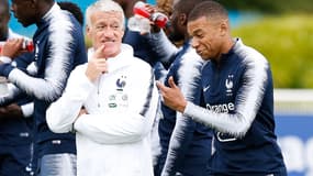 Didier Deschamps et Kylian Mbappé