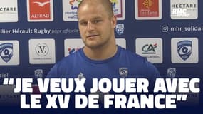 Montpellier Rugby : "Je veux jouer avec le XV de France" annonce le 2e ligne canadien Duguid