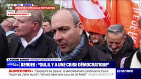 Laurent Berger (CFDT): "Il n'est pas question de contester la légitimité du Conseil constitutionnel"