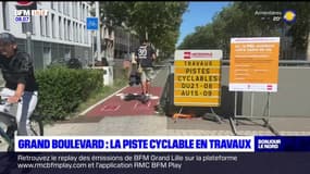 Métropole de Lille: les pistes cyclables en travaux