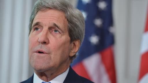 John Kerry lors d'une cérémonie à la Maison Blanche, le 20 mai 2015 à Washington