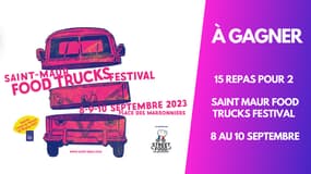 BFM Paris Ile-de-France vous fait gagner des bons repas dans le food-truck de votre choix à l'occasion du Saint-Maur Food Trucks Festival