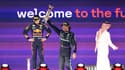 Lewis Hamilton soulève son trophée arraché de haute lutte à Jeddah