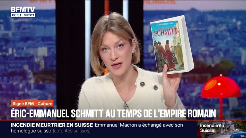 Dans son nouveau roman "Les deux royaumes", Éric-Emmanuel Schmitt s'venture eu temps de l'empire romain
