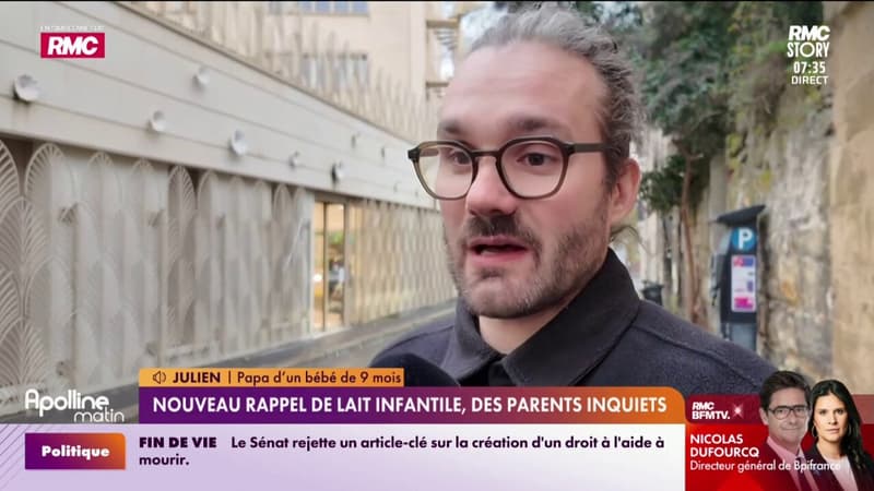 Nouveau rappel de lait infantile, des parents inquiets
