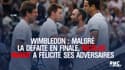 Wimbledon : malgré la défaite en finale, Mahut félicite ses adversaires