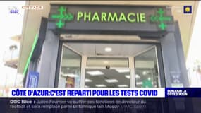 Côte d'Azur: les tests anti Covid à nouveau très demandés pendant les vacances d'été
