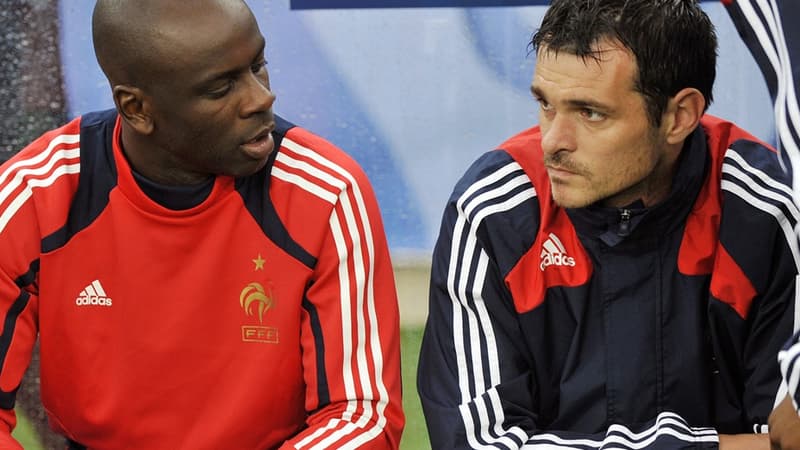 Lilian Thuram et Willy Sagnol, ici lors de l'Euro 2008.