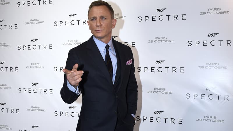 Daniel Craig à la première française de "007 Spectre" à Paris le 29 octobre 2015