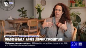 Hadas Kalderon, proche d'un otage israélien du Hamas: "J'ai l'impression d'avoir couru un marathon et d'être juste avant la ligne d'arrivée"