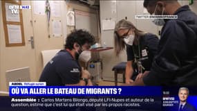 L'Ocean Viking, le bateau humanitaire de l'ONG SOS Méditerranée, est toujours bloqué en mer avec 234 migrants à bord 