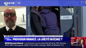 Proviseur menacé de mort à Paris: "C'est révélateur d'une ambiance très difficile pour les personnels de direction", affirme Loïc Guibon (syndicat de proviseurs Indépendance et Direction FO)
