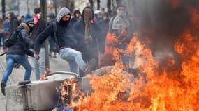 A Nantes, 19 personnes ont été interpellées jeudi après des violences.