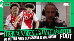 AS Monaco : "Ben Seghir et Akliouche, des développements incroyables" complimente Hütter