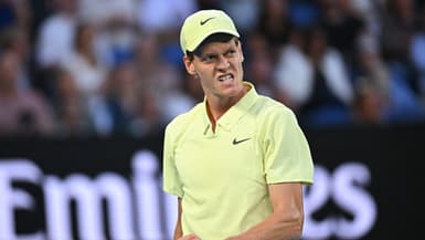 Jannik Sinner à l'Open d'Australie le 24/01/2025