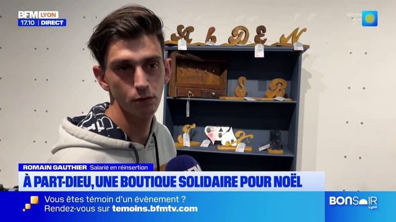 Lyon: la boutique éphémère et solidaire ouvre pour Noël au centre commercial La Part-Dieu