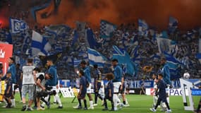 L'entrée des joueurs au stade Vélodrome avant le match de Ligue 1 entre l'OM et Reims, 25 août 2024