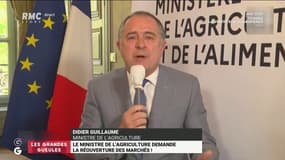 Didier Guillaume veut rouvrir les marchés: "Ca ne va pas, il faut qu'ils tranchent"