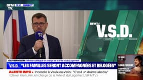 Incendie à Vaulx-en-Velin: "Je m'engage à ce que les familles soient accompagnées et relogées", assure Olivier Klein, ministre du Logement