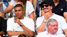 Kylian Mbappé et Zlatan Ibrahimovic à Roland-Garros