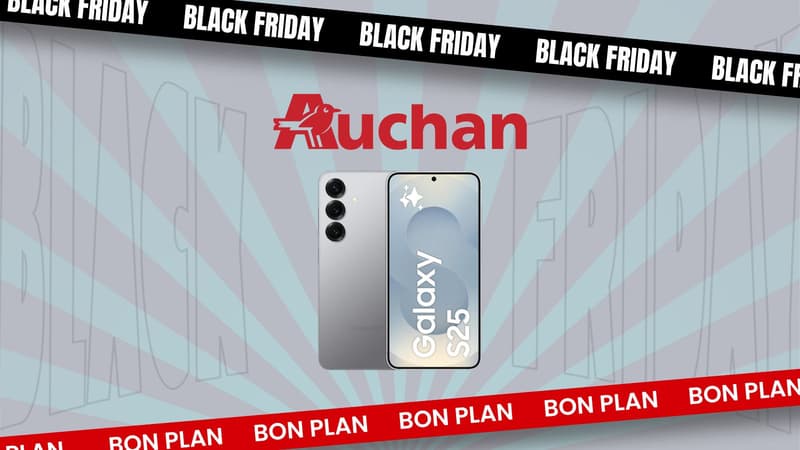 Black Friday : le Galaxy S25 est à moins de 970 euros chez Auchan
