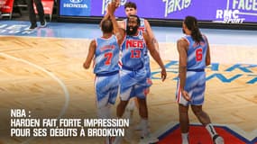 NBA : Harden fait forte impression pour ses débuts à Brooklyn