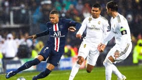 Kylian Mbappé face à Sergio Ramos en 2019