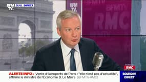 Bruno Le Maire, ministre de l'Economie, était l'invité de Jean-Jacques Bourdin, ce mardi 30 juin