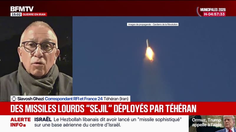Guerre au Moyen-Orient: l'Iran déploie des missiles "Sejil"