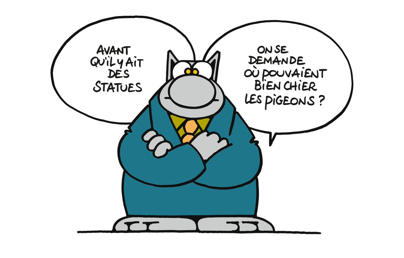 Philippe Geluck Inaugure Des Statues Geantes Du Chat J Espere Que Les Pigeons Vont Chier Dessus