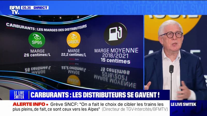 Jean-Yves Mano (président de l’association de consommateurs CLCV): Nous constatons que les distributeurs de carburants ont augmenté régulièrement leurs marges