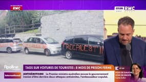 Un homme écope de huit mois de prison ferme après avoir tagué "Free Palestine" sur les voitures de touristes juifs