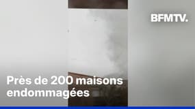  Une tornade a frappé la ville de Mios, en Gironde 