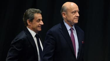 Nicolas Sarkozy et Alain Juppé, le 14 octobre 2015.
