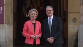 Ursula von der Leyen et Keir Starmer le 2 mars 2025 à Londres.