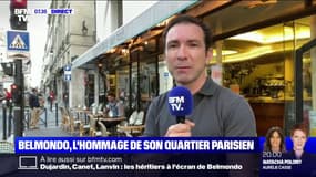 Les habitants de l'ancien quartier parisien de Jean-Paul Belmondo se souviennent d'un homme "toujours jovial"