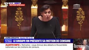 Laure Lavalette (RN) à Élisabeth Borne: "Quelle que soit l'issue de ce vote, vous aurez échoué à convaincre les Français"