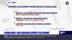 Choulans : des radars après l'accident 