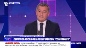 Pour Gérald Darmanin, la suppression de l'aide médicale d'État "n'a pas sa place" dans le texte du projet de loi immigration