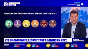 Grand Paris: les véhicules Crit'air 3 exclus de la ZFE en 2025