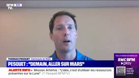 Mission Artemis: pour Thomas Pesquet, l'objectif est de "répéter nos gammes sur la Lune" avant de songer à Mars