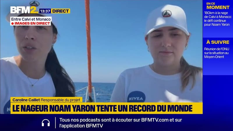 De Calvi à Monaco à la nage: comment Noam Yaron réussit à nager de nuit en dormant