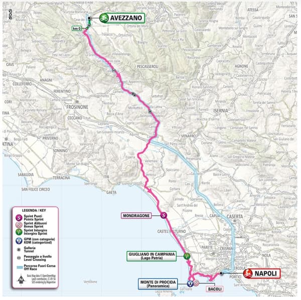 Le parcours de la 9e étape du Giro 2024