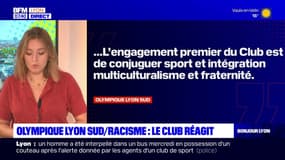 Racisme à l'Olympique Lyon Sud: le club réagit
