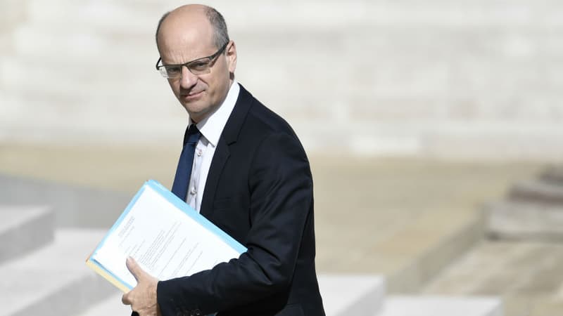Jean-Michel Blanquer, le ministre de l'Éducation nationale, le 31 mai 2017 à l'Élysée