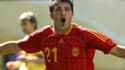 David Villa sous le maillot de l'Espagne