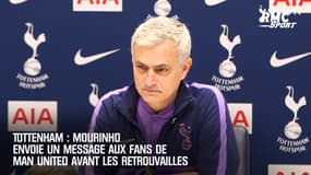 Tottenham : Mourinho envoie un message aux fans de Manchester United avant les retrouvailles