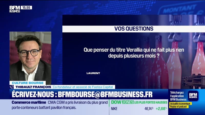 Culture Bourse : « Que penser du titre Verallia qui ne fait plus rien depuis plusieurs mois ? », par Gwendal Daubresse-Chasle - 27/05